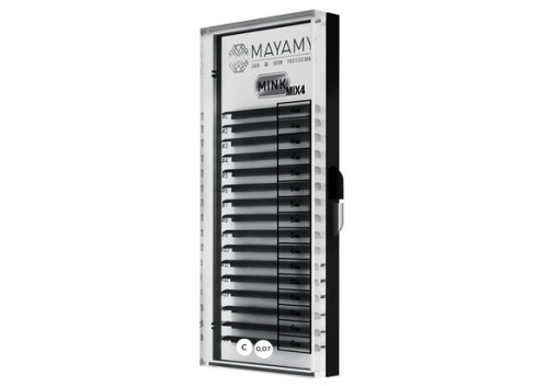 Ресницы MAYAMY короткие длины MIX фото 2