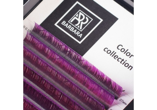 Цветные ресницы BARBARA МИКС фото 2