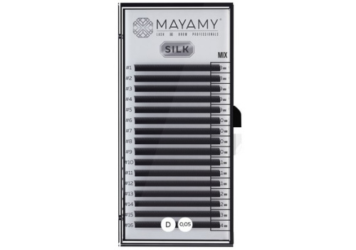 Ресницы MAYAMY Изгиб D MIX