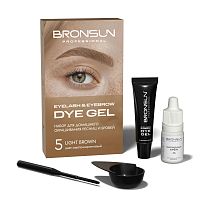 Набор для домашнего окрашивания BRONSUN, цвет светло-коричневый #5