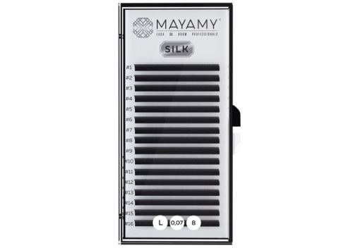 Ресницы MAYAMY Изгиб L отдельные длины