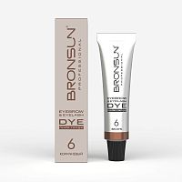 Крем-краска для бровей и ресниц NUDE RANGE BRONSUN, цвет коричневый #6, 15 мл