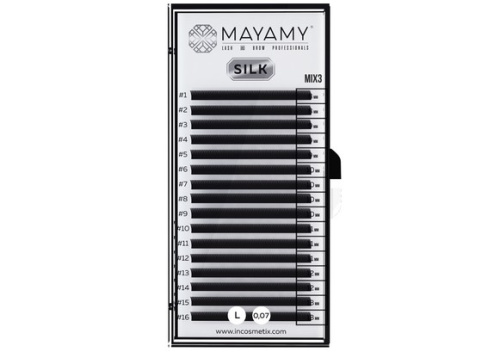 Ресницы MAYAMY Изгиб L MIX