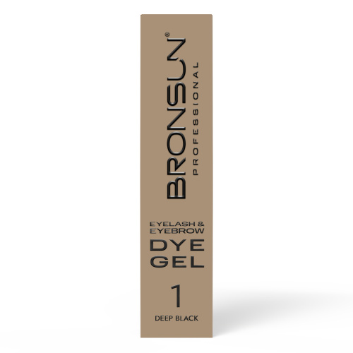 Краска для ресниц и бровей BRONSUN, цвет черный #1, 15 мл фото 4