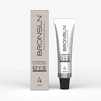 Крем-краска для бровей и ресниц NUDE RANGE BRONSUN, цвет тауп #4, 15 мл