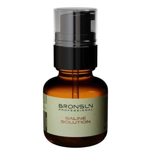 Раствор солевой для обезжиривания бровей и ресниц BRONSUN, 50 мл фото 3